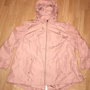 NWOT Plus Size 3x Blush Pink Trench Coat